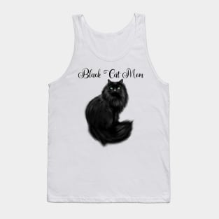 Black cat mom Tank Top